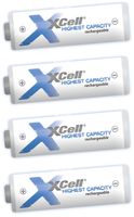 Xcell AAA krachtige batterijen - 4 stuks - 1050mAh