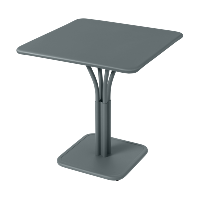 Fermob Luxembourg tuintafel kolom 71x71 cm Storm Grey