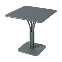 Fermob Luxembourg tuintafel kolom 71x71 cm Storm Grey