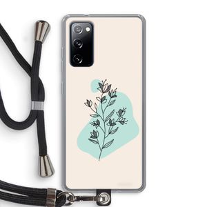 Violets are blue: Samsung Galaxy S20 FE / S20 FE 5G Transparant Hoesje met koord