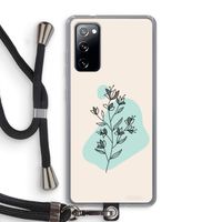 Violets are blue: Samsung Galaxy S20 FE / S20 FE 5G Transparant Hoesje met koord