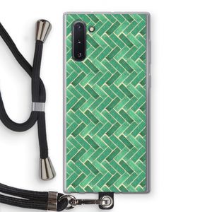 Moroccan tiles 2: Samsung Galaxy Note 10 Transparant Hoesje met koord