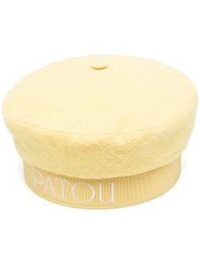 Patou casquette à logo brodé - Jaune