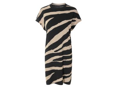 esmara Dames jurk (Zwart/beige, L (44/46))