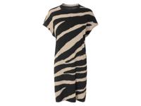 esmara Dames jurk (Zwart/beige, L (44/46))