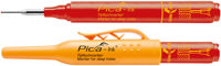 Pica 150/40 markeerstift voor diepe gaten | rood - pi15040
