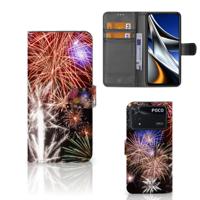 Xiaomi Poco X4 Pro 5G | Wallet Case | met Pasjes | Vuurwerk