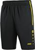 JAKO 8595 Trainingsshort Active - Zwart/Fluogeel - XXL