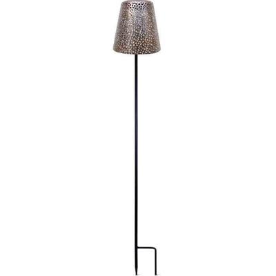 Solarlamp - GARDEN ID Gold - Ø12 h70 cm - Gebruiksduur 6-8 uur - Stabiliserende voet - Aan/uit knop - Zonder bedrading - AAA batterij.