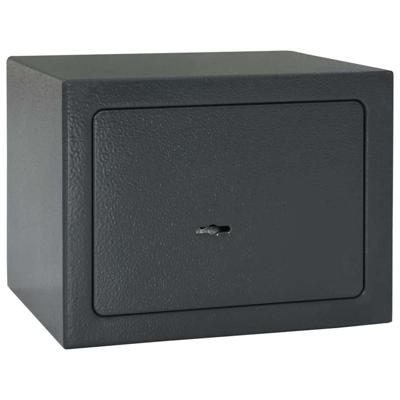 Veiligheidsbox met Sleutelkluis Donkergrijs 17x23x17 cm Staal