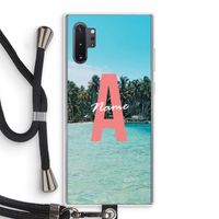 Pacific Dream: Samsung Galaxy Note 10 Plus Transparant Hoesje met koord