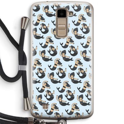 Zeemeermin: LG K10 (2016) Transparant Hoesje met koord