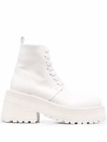 Marsèll bottines en cuir à plateforme - Blanc - thumbnail