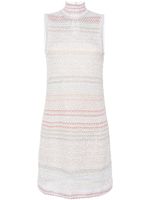 Missoni robe en crochet à sequins - Argent