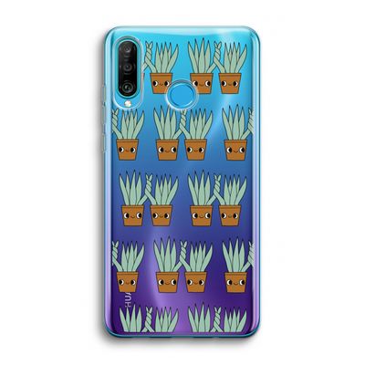 Sansevieria: Huawei P30 Lite Transparant Hoesje