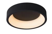 Lucide TALOWE LED - Plafonnière - Ø 30 cm - LED Dimb. - 1x20W 3000K - Zwart