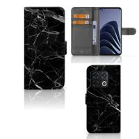 OnePlus 10 Pro | Bookcase | Marmer Zwart - Origineel Cadeau Vader