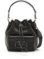 Valentino Garavani petit sac seau à détail VLOGO - Noir - thumbnail