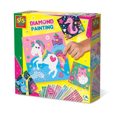 SES diamond painting - vrolijke dieren