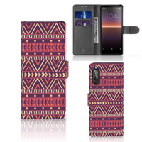 Sony Xperia 10 II Telefoon Hoesje Aztec Paars