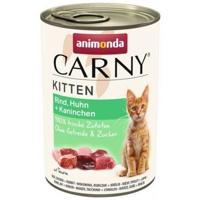 ANIMONDA Carny Kitten Beef, chicken, rabbit - nat kattenvoer - 400 g