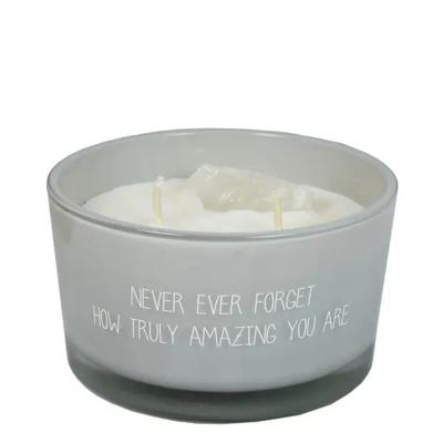 'My Flame - Geurkaars 'Amazing you are' Bergkristal' kopen? | FOR YOU GIFTS
