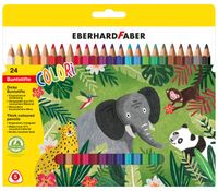 Eberhard Faber Driekantige Jumbo Kleurpotloden 24 Stuks