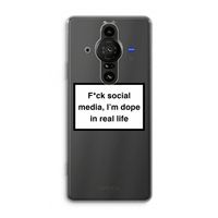 I'm dope: Sony Xperia Pro-I Transparant Hoesje