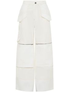 Dion Lee pantalon Workwear à coupe droite - Blanc