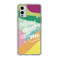 Don't call: OnePlus 9 Transparant Hoesje Don't call: OnePlus 9 Transparant Hoesje