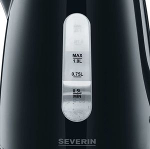 Severin WK 3410 waterkoker 1 l 2200 W Zwart