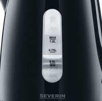 Severin WK 3410 waterkoker 1 l 2200 W Zwart - thumbnail