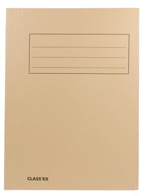 Class&apos;ex dossiermap, 3 kleppen ft 23,7 x 32 cm (voor ft A4), gems