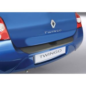 Bumper beschermer passend voor Renault Twingo II 2007-2012 Zwart GRRBP147