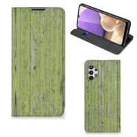 Samsung Galaxy A32 5G Book | Wallet Case | Green Wood