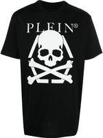 Philipp Plein t-shirt à imprimé tête de mort - Noir - thumbnail