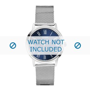 Guess horlogeband W0406G3 Wafer Staal Zilver 20mm