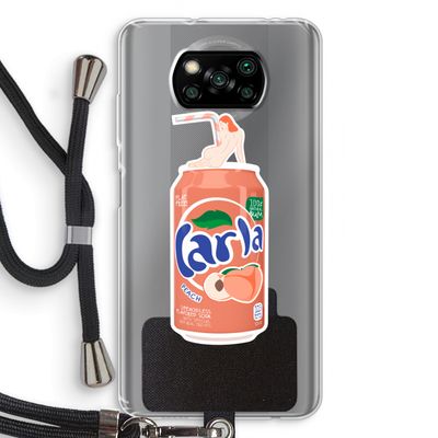 S(peach)less: Xiaomi Poco X3 NFC Transparant Hoesje met koord