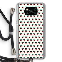 Hartjes: Xiaomi Poco X3 NFC Transparant Hoesje met koord