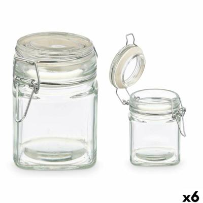 Glazen pot Vivalto 01-1605 Transparant 200 ml (6 Stuks)