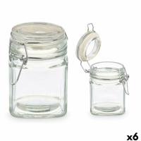 Glazen pot Vivalto 01-1605 Transparant 200 ml (6 Stuks)