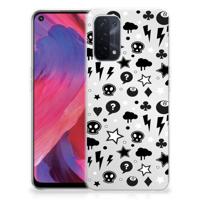 Silicone Back Case OPPO A74 5G | A54 5G Silver Punk Silicone Back Case OPPO A74 5G | A54 5G Silver Punk