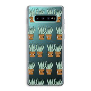 Sansevieria: Samsung Galaxy S10 Plus Transparant Hoesje