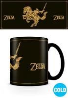 The Legend of Zelda Heat Change Mug (Map Silhouette) 315 ml