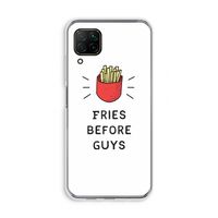 Fries before guys: Huawei P40 Lite Transparant Hoesje