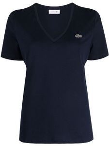 Lacoste t-shirt à col v - Bleu