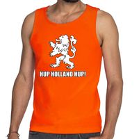 Nederland supporter tanktop Hup Holland Hup oranje voor heren
