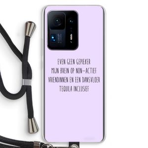 Tequila: Xiaomi Mi Mix 4 Transparant Hoesje met koord