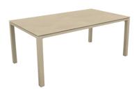 Stoneo tuintafel 160 x 90 keramiek blad latte light