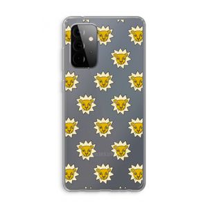 Leeuwenkoppen: Samsung Galaxy A72 Transparant Hoesje